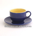 KC-03003 Hochwertige Kaffeetasse mit Untertasse, einfacher Teetasse, schönes Leben